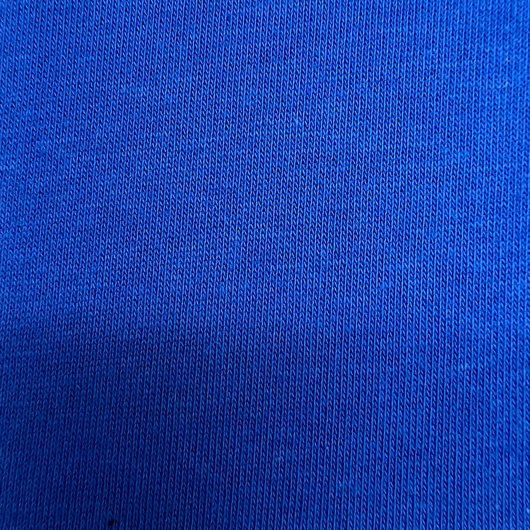 스웨트 셔츠, 후드 및 캐주얼 의류를위한 Royal Blue Polyester-Cotton Fleece 원단